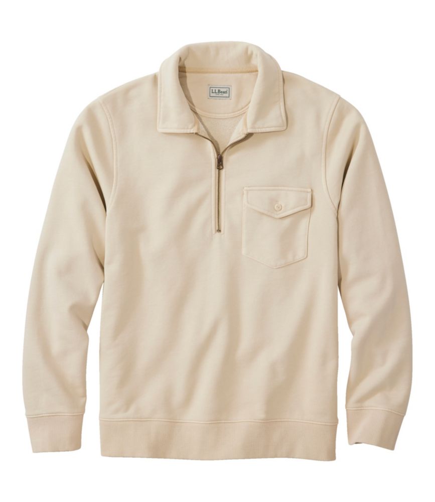 �T���E�H�b�V���E�X�E�F�b�g�V���c�A�|���N�H�[�^�[�W�b�v�@�����^Men's Sunwashed Sweatshirt, Polo Quarter-Zip Long-Sleeve