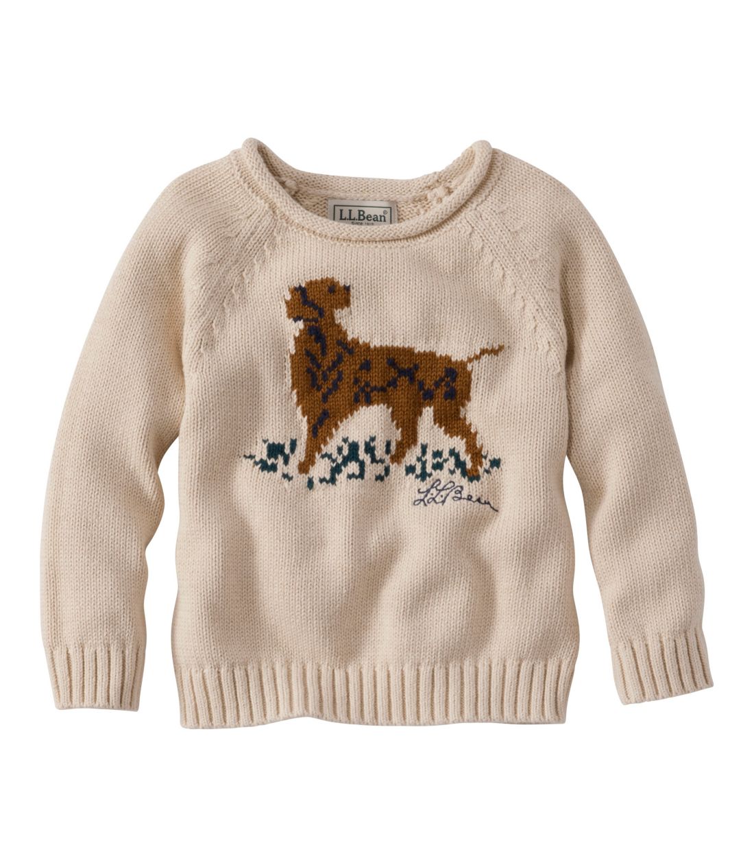 cERbgE[lbNEZ[^[^Infant's and Toddlers' Cotton Rollneck Sweater