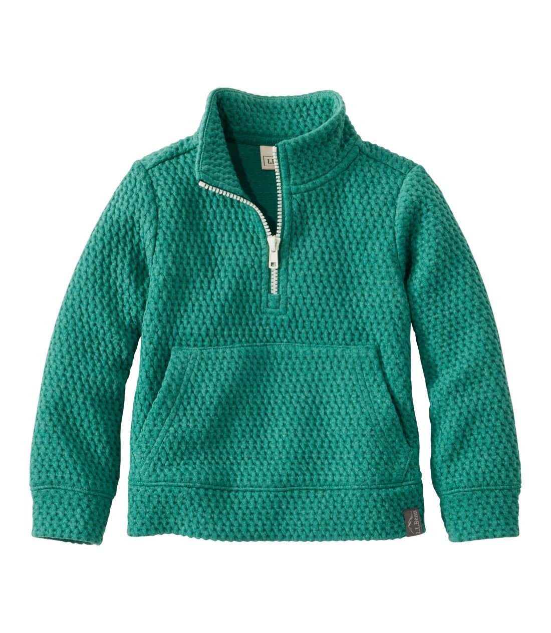 cEbWjbgEvI[o[ANH[^[Wbv^Toddlers' Ridgeknit Pullover, Quarter-Zip