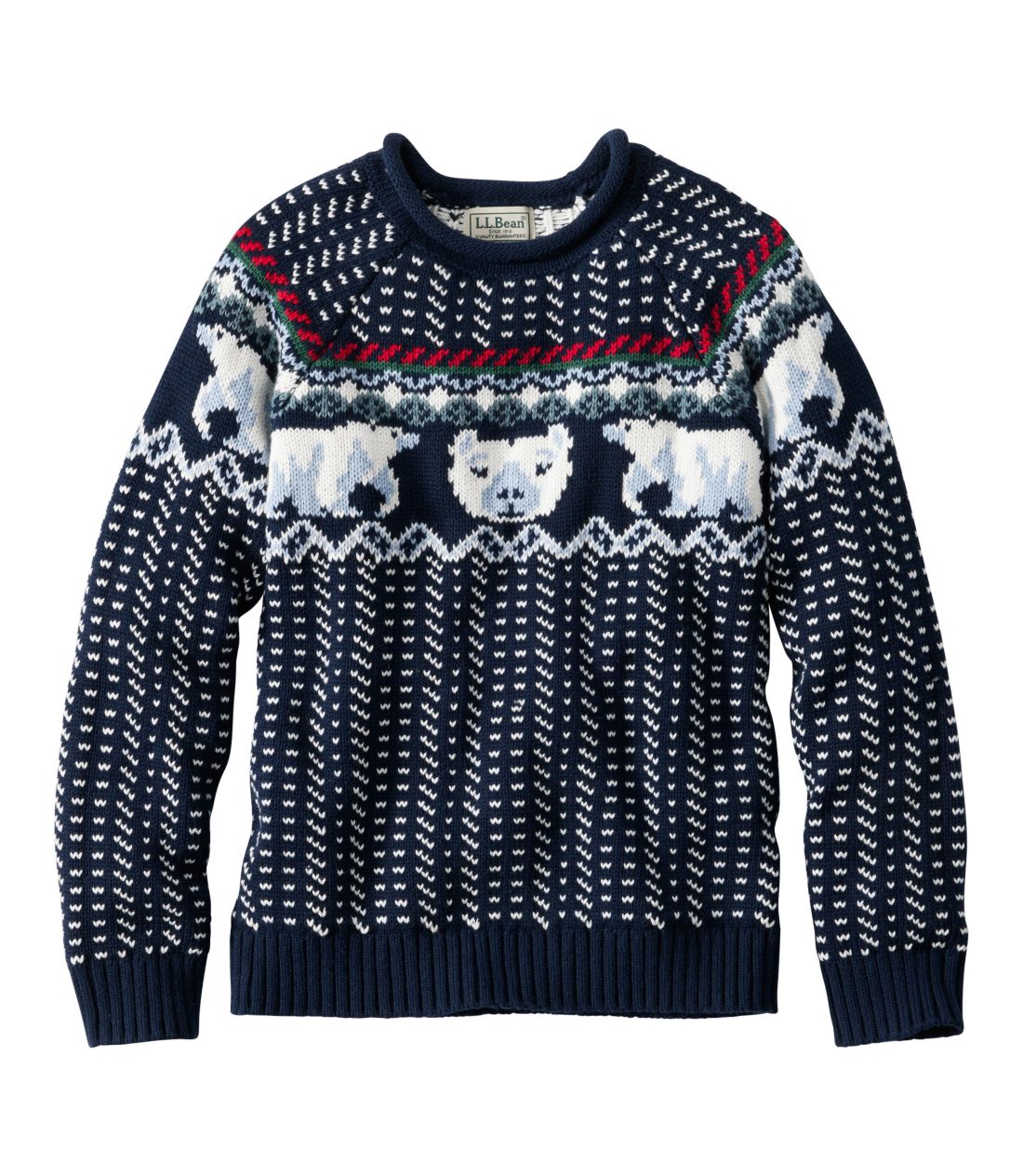 LbYERbgE[lbNEZ[^[^Kids' Cotton Rollneck Sweater