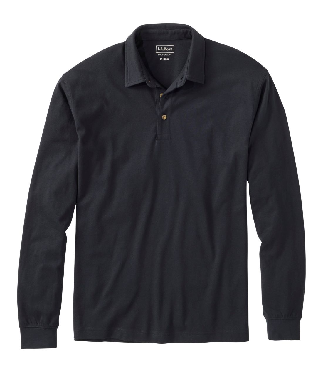 PAt[EAVJuE|eBA@|PbgȂ^Men's Carefree Unshrinkable Polo Tee, Long-Sleeve Without Pocket