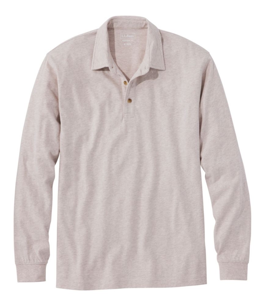 PAt[EAVJuE|eBA@|PbgȂ^Men's Carefree Unshrinkable Polo Tee, Long-Sleeve Without Pocket