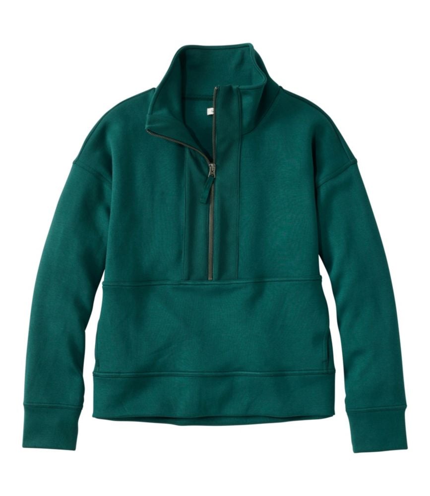 �N���E�h�\�t�g�E�g�b�v�A�n�[�t�W�b�v�E�v���I�[�o�[�^Women's CloudSoft Top, Half-Zip Pullover