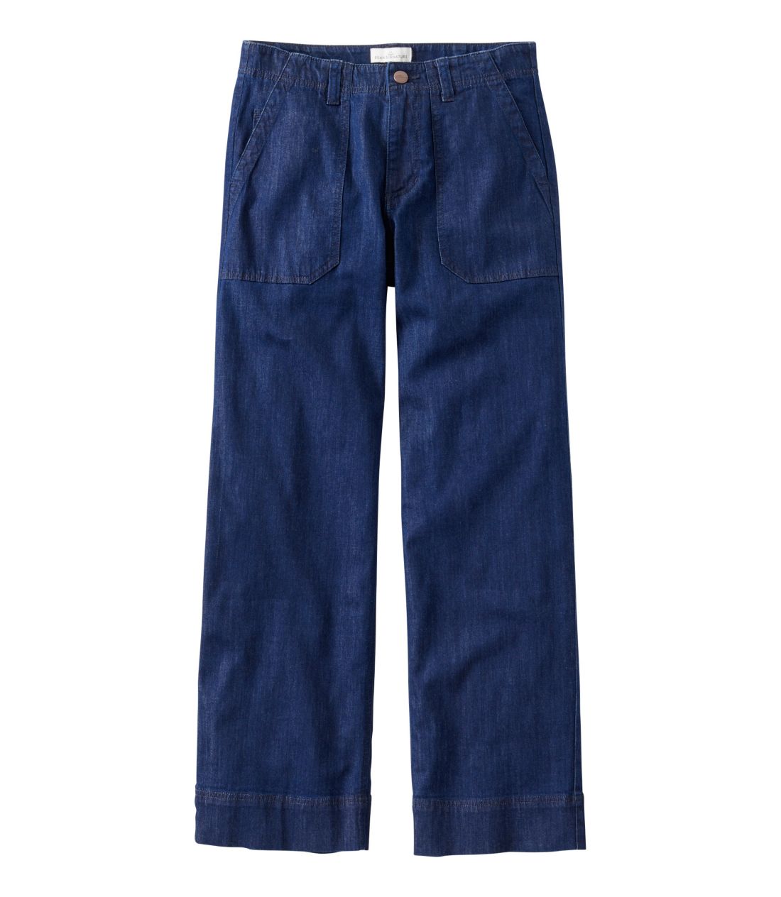 VOl`[E[eBeBEW[YA~bhCY@ChbO@AN^Women's Signature Utility Jeans, Mid-Rise Wide-Leg Ankle