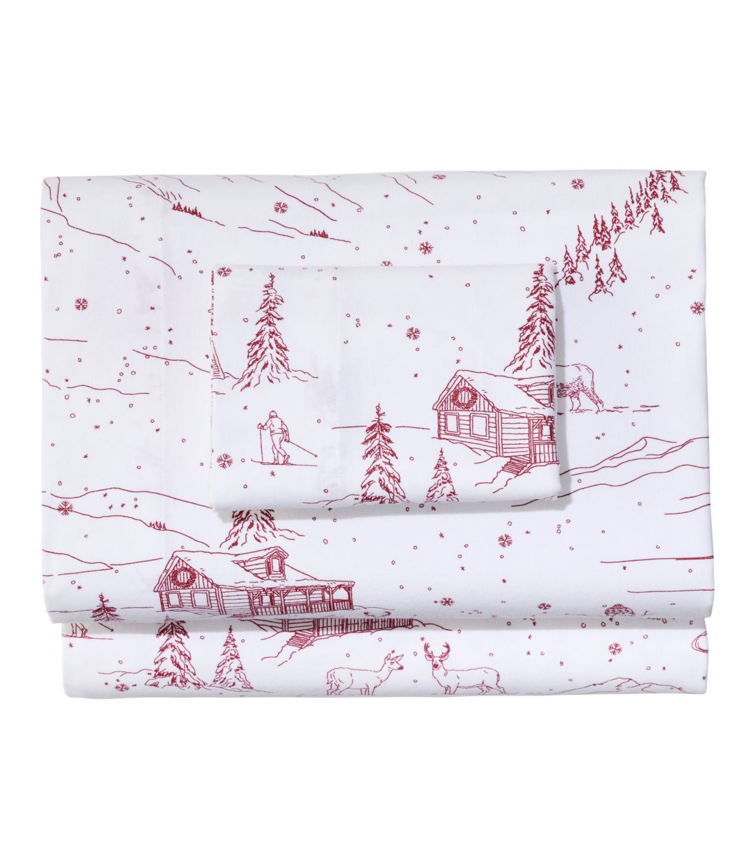 zf[EgEtlEV[cERNV^Holiday Toile Flannel Sheet Collection