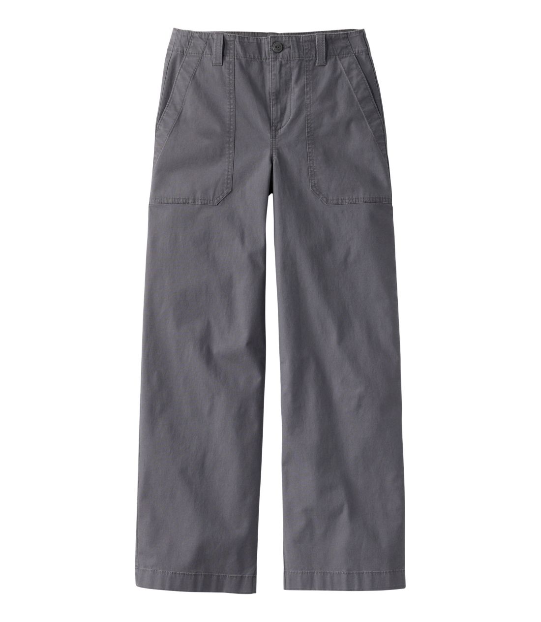 207 �r���e�[�W�E�R�b�g���E�L�����o�X�E�p���c�A�n�C���C�Y�@���C�h���b�O�^Women's 207 Vintage Cotton Canvas Pants, High-Rise Wide-Leg