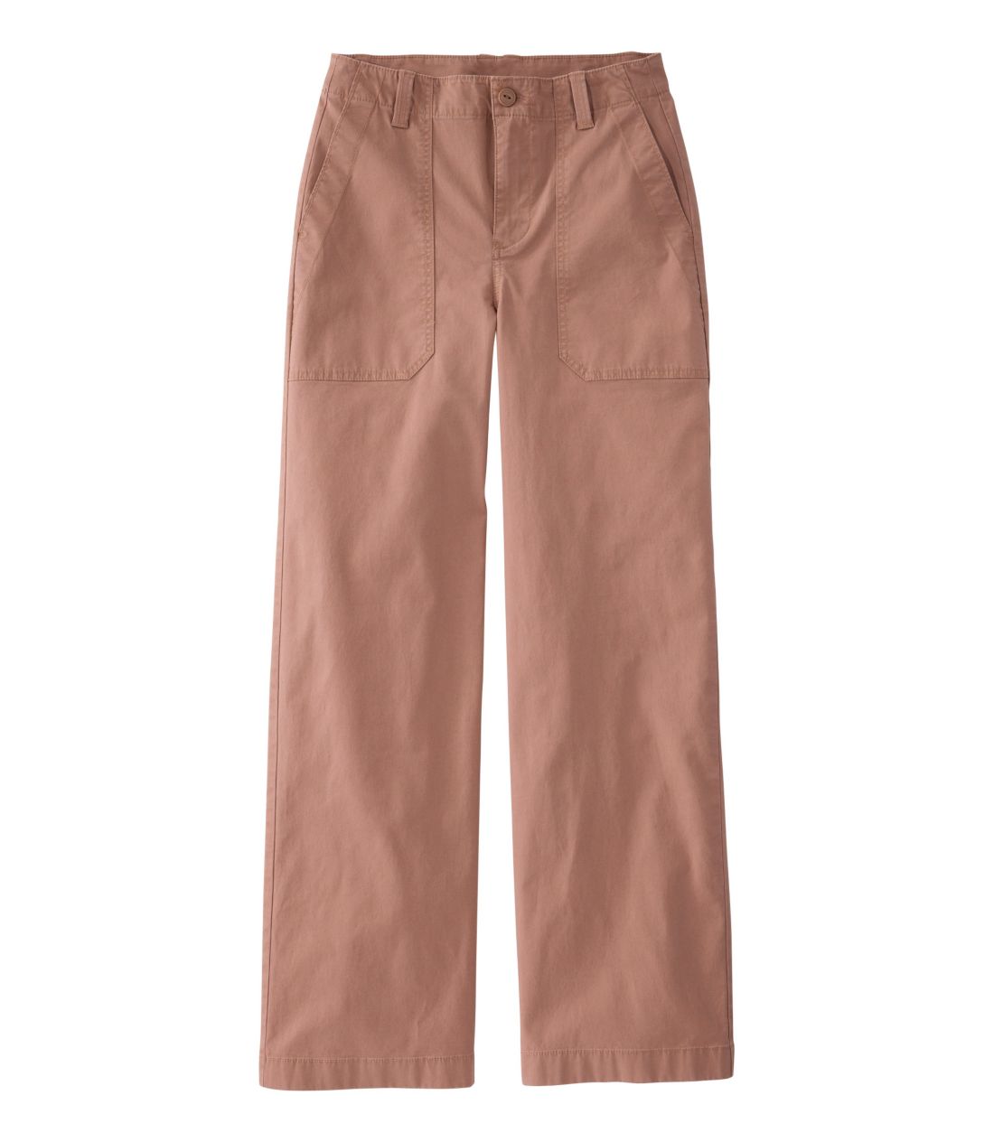 207 �r���e�[�W�E�R�b�g���E�L�����o�X�E�p���c�A�n�C���C�Y�@���C�h���b�O�^Women's 207 Vintage Cotton Canvas Pants, High-Rise Wide-Leg