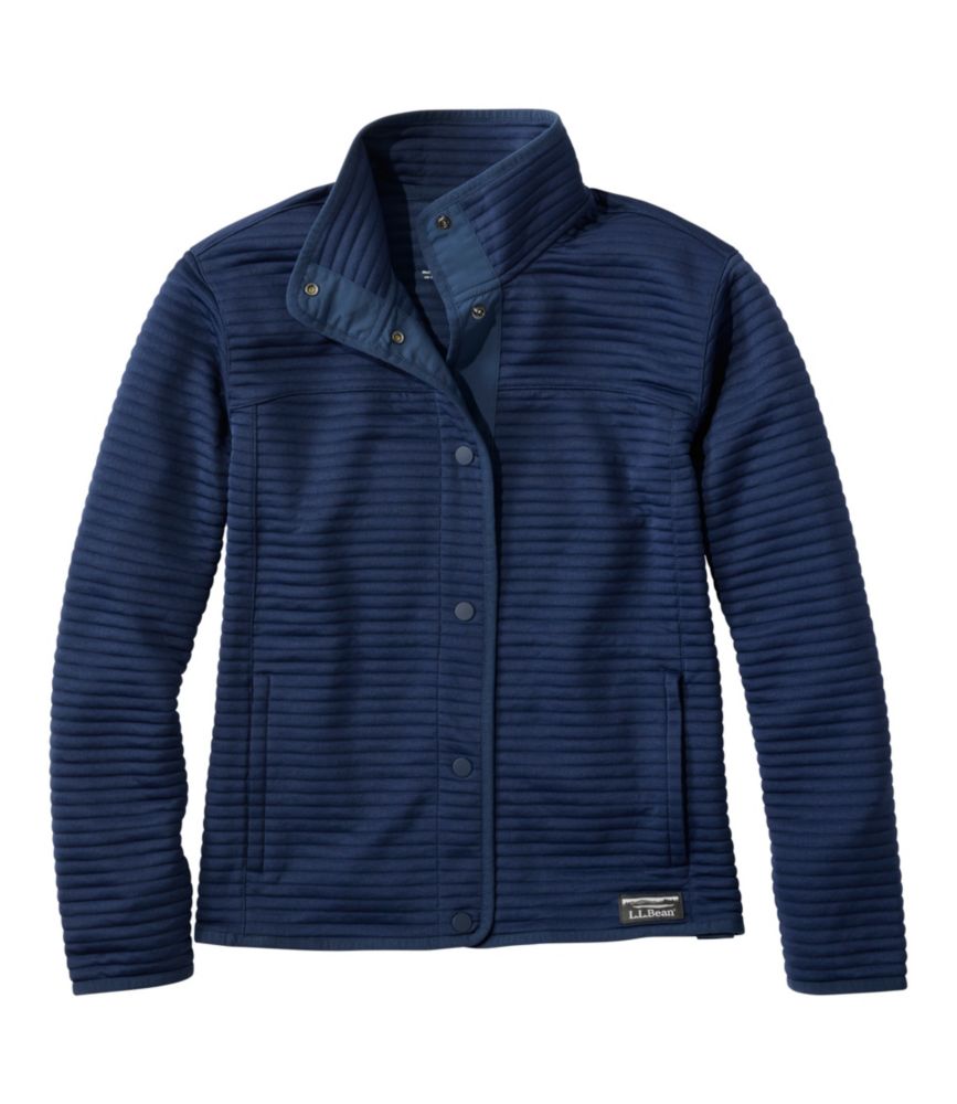 �G�A�[���C�g�E�j�b�g�E�X�i�b�v�t�����g�E�W���P�b�g�^Women's Airlight Knit Snap Front Jacket