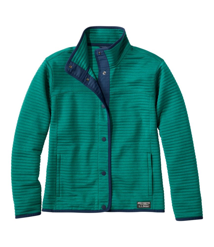 �G�A�[���C�g�E�j�b�g�E�X�i�b�v�t�����g�E�W���P�b�g�^Women's Airlight Knit Snap Front Jacket