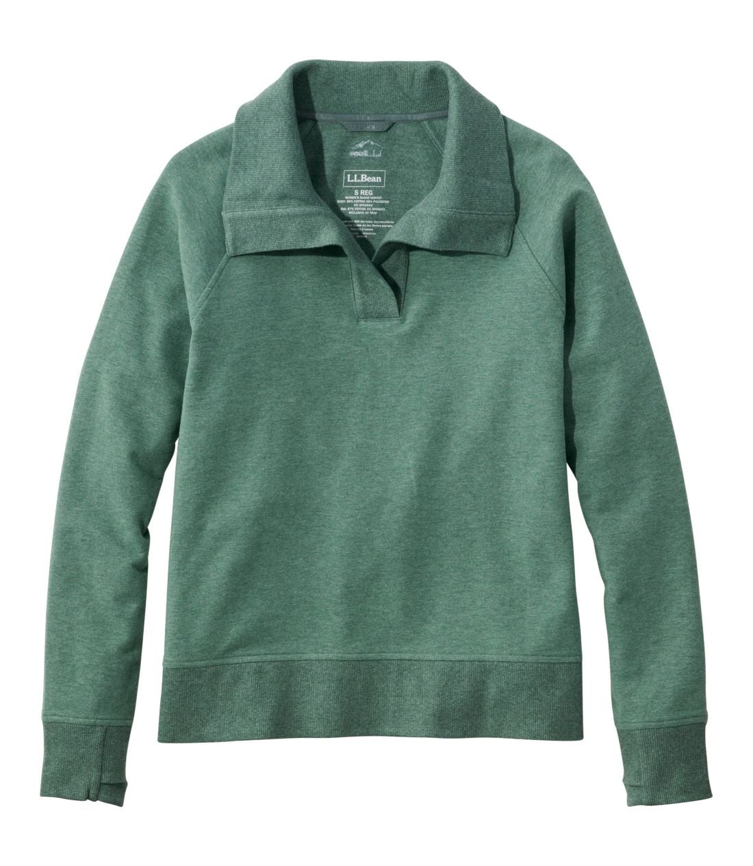 �r�[���Y�E�R�[�W�[�E�X�v���b�g�l�b�N�E�v���I�[�o�[�E�X�E�F�b�g�V���c�^Women's Bean's Cozy Splitneck Pullover Sweatshirt