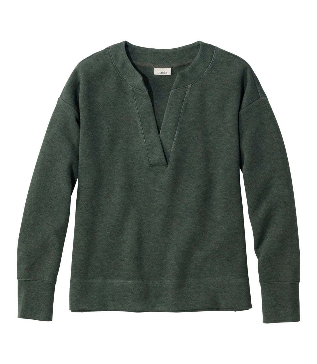 �G���E�G���E�r�[���E�N���E�h�\�t�g�E�X�v���b�g�l�b�N�E�v���I�[�o�[�^Women's L.L.Bean CloudSoft Splitneck Pullover