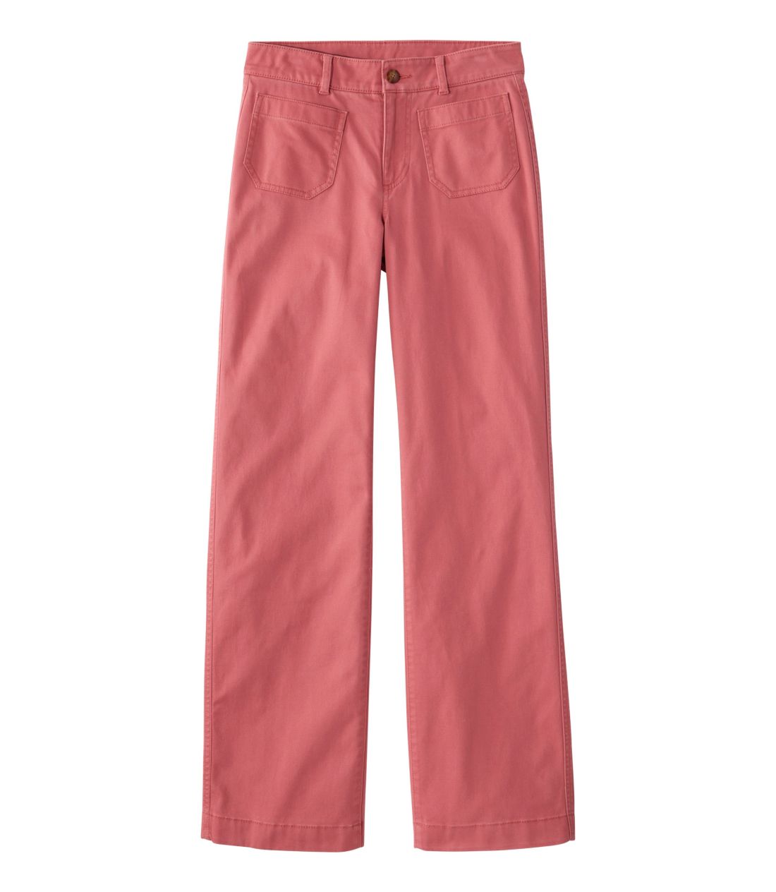 �R���t�H�[�g�E�X�g���b�`�E�p�b�`�E�|�P�b�g�E�p���c�A�~�b�h���C�Y�@���C�h�E�X�g���[�g���b�O�@�`�m�^Women's Comfort Stretch Patch Pocket Pants, Mid-Rise Wide Straight-Leg Chino