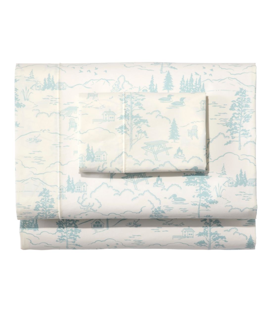 ���C�N�T�C�h�E�g�����E�p�[�P�[���E�V�[�c�E�R���N�V�����^Lakeside Toile Percale Sheet Collection