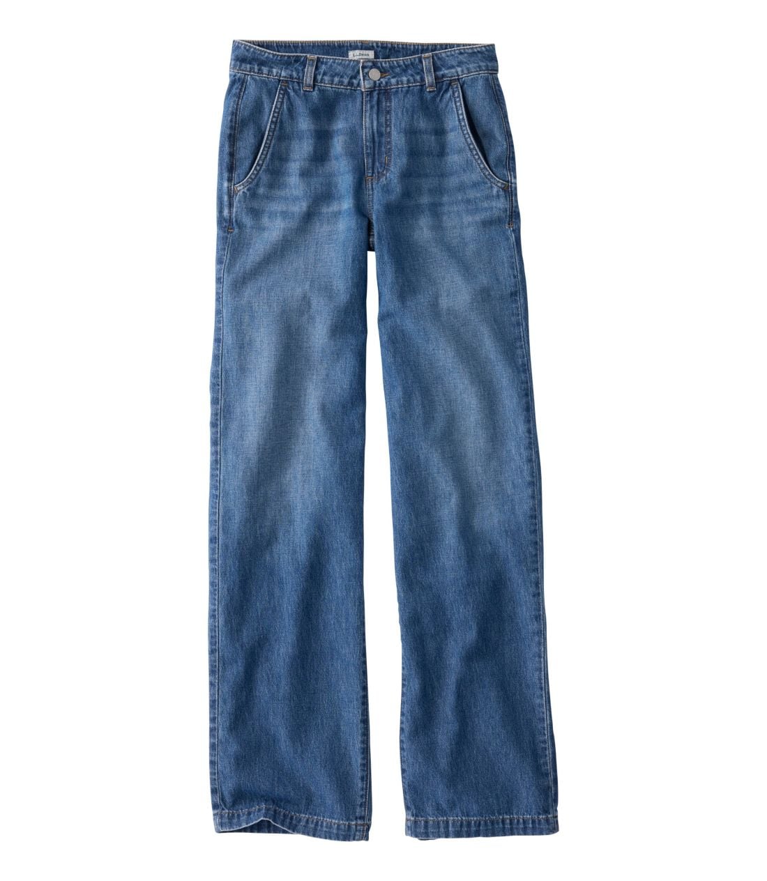 207 �r���e�[�W�E���C�g�E�F�C�g�E�W�[���Y�A�~�b�h���C�Y�@���C�h���b�O�^Women's 207 Vintage Lightweight Jeans, Mid-Rise Wide-Leg