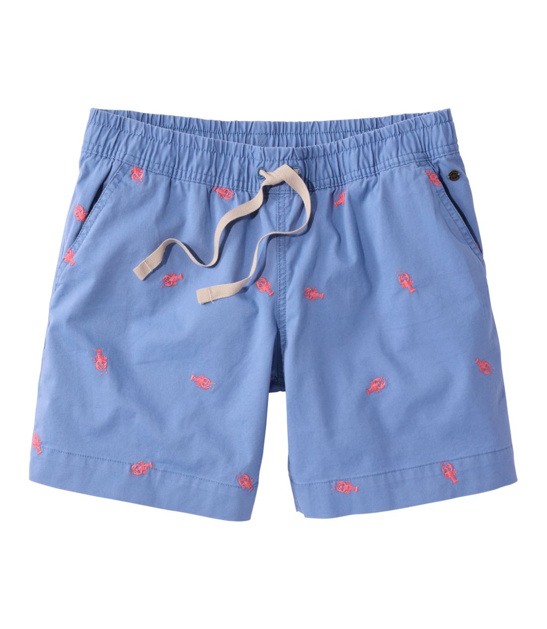 ���C�N�E�H�b�V���E�h�b�N�E�V���[�c�A�~�b�h���C�Y�@�G���u���C�_���[�^Women's Lakewashed Dock Shorts, Mid-Rise Embroidery