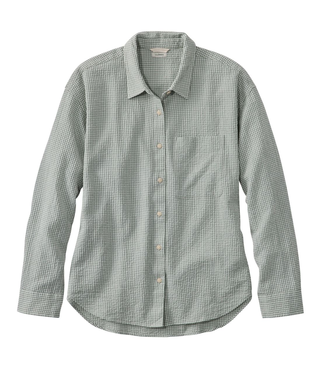 �T���E�H�b�V���E�e�N�X�`���[�h�E�r�b�O�E�V���c�^Women's Sunwashed Textured Big Shirt