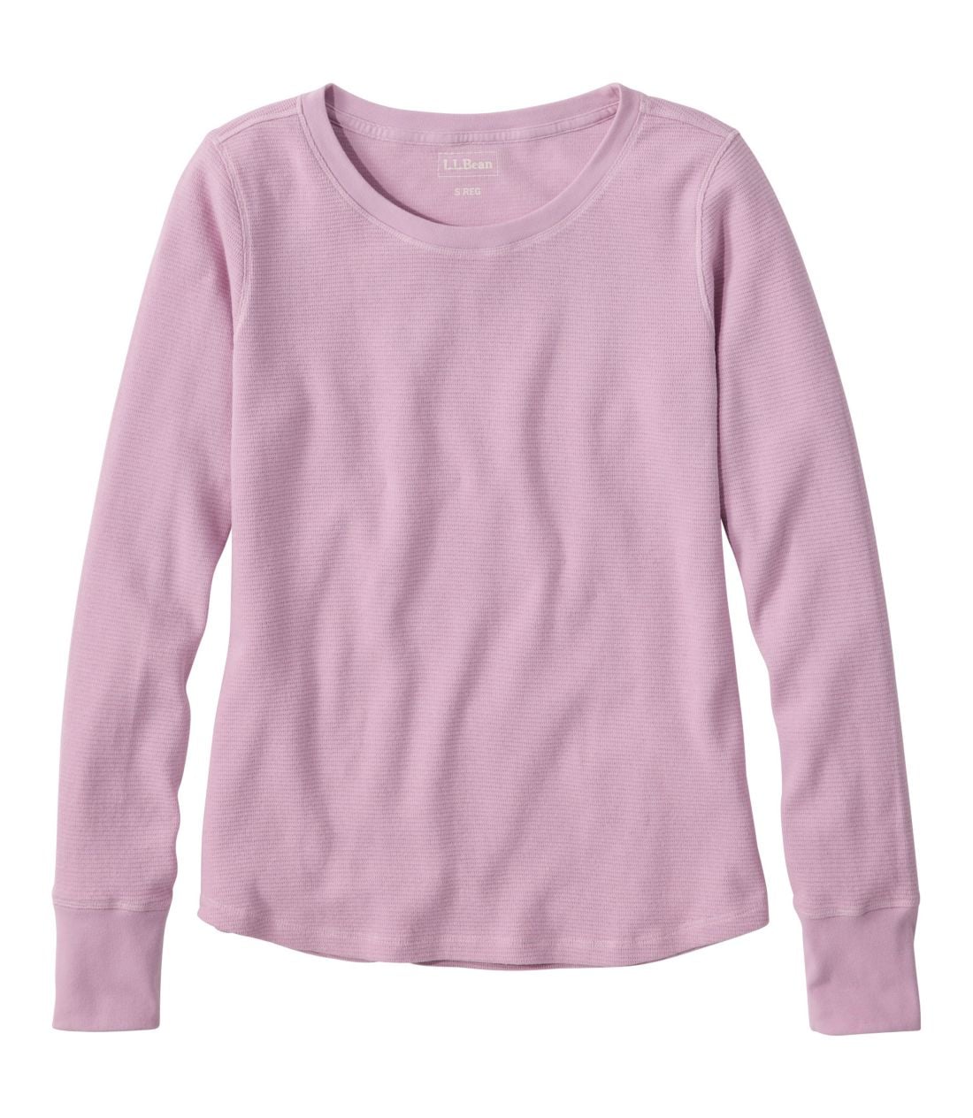 ���b�t���j�b�g�E�e�B�A�����@�W���G���l�b�N�^Women's Waffle-Knit Tee, Long-Sleeve Jewelneck